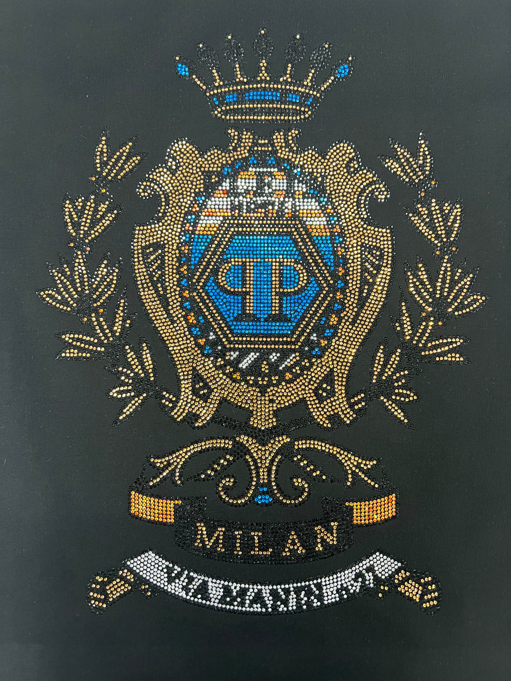 PHILIPP PLEIN Crown-Print Crew-Neck T-Shirt