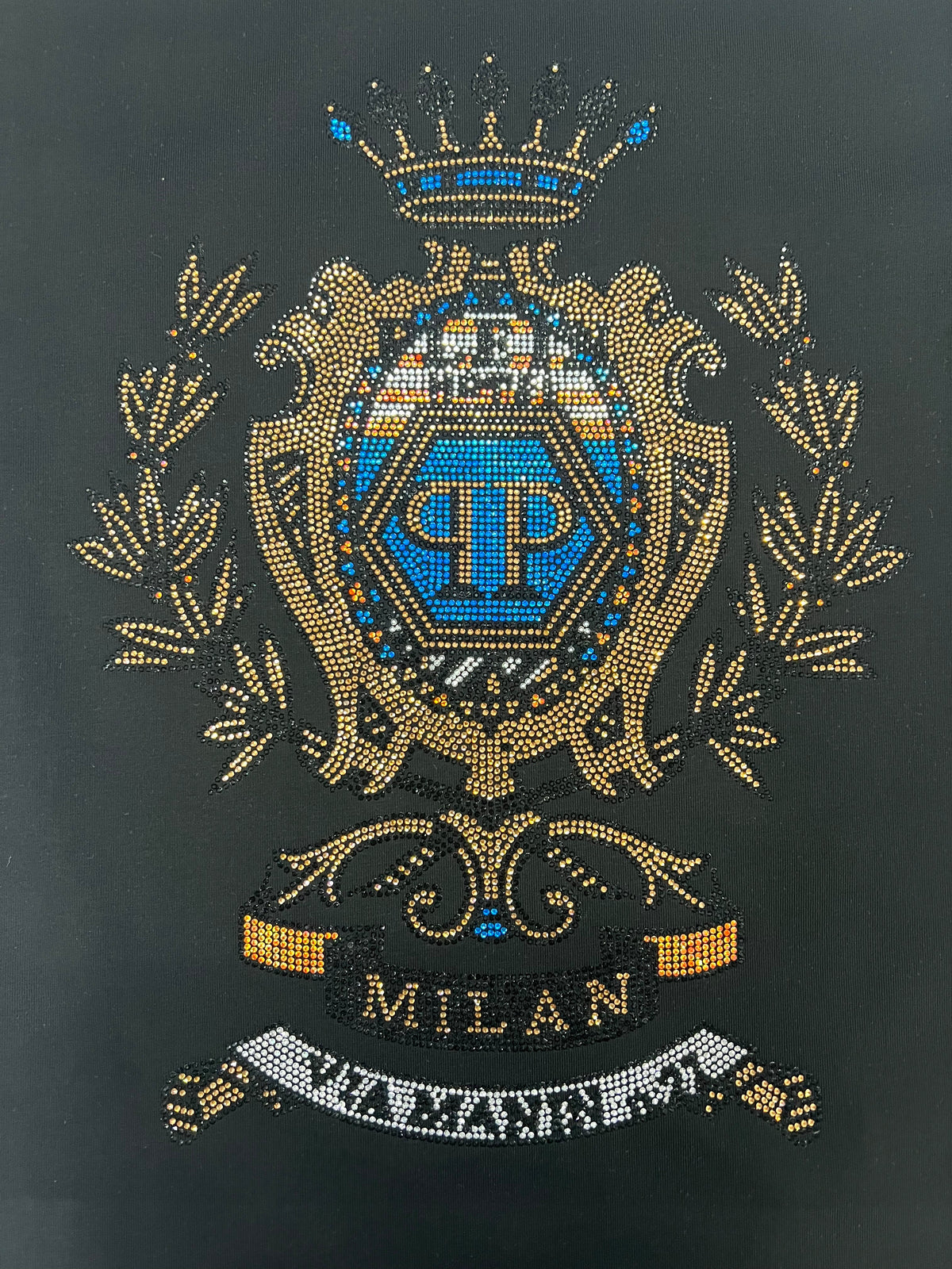 PHILIPP PLEIN Crown-Print Crew-Neck T-Shirt