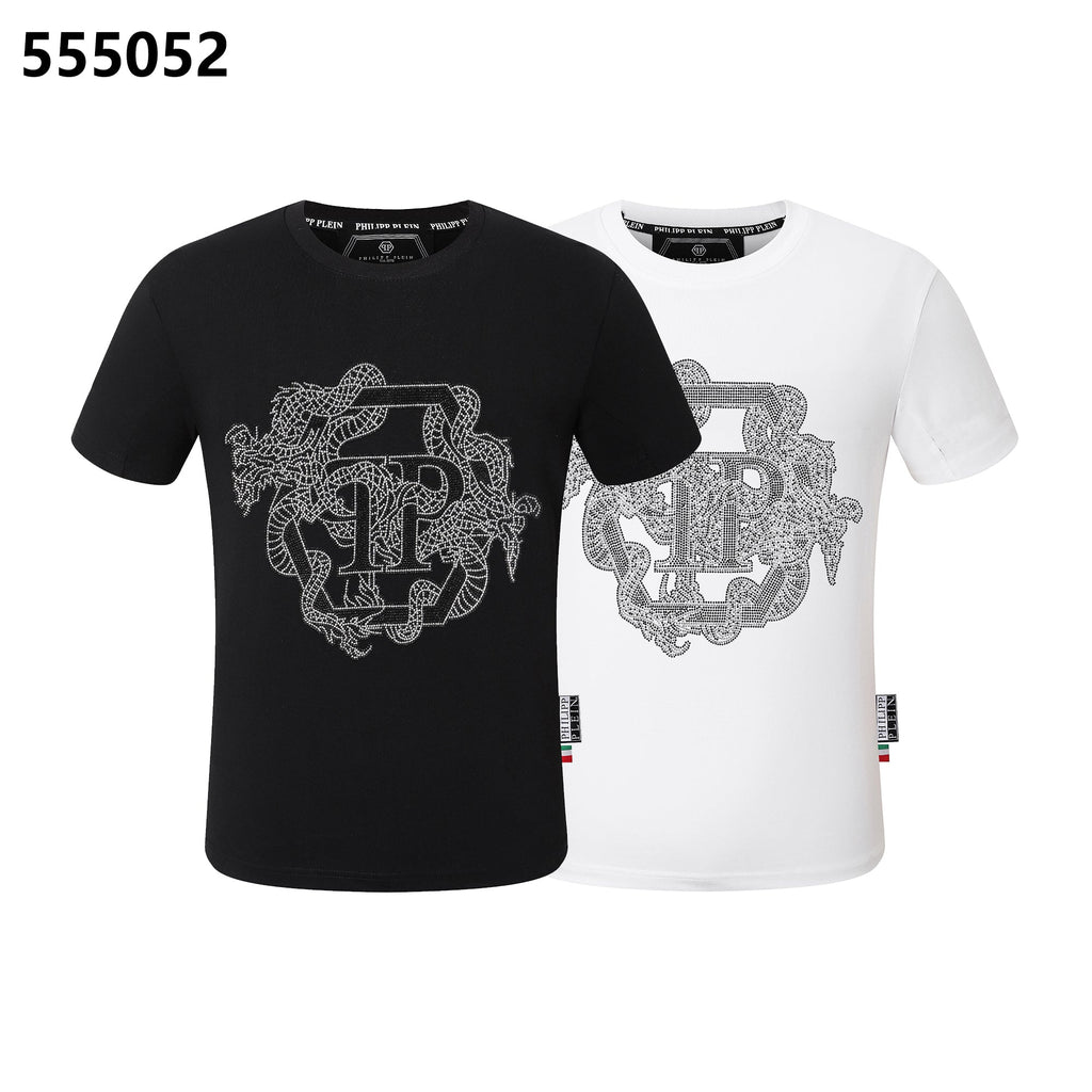 PHILIPP PLEIN Diamond-Embellished Crew-Neck T-Shirt