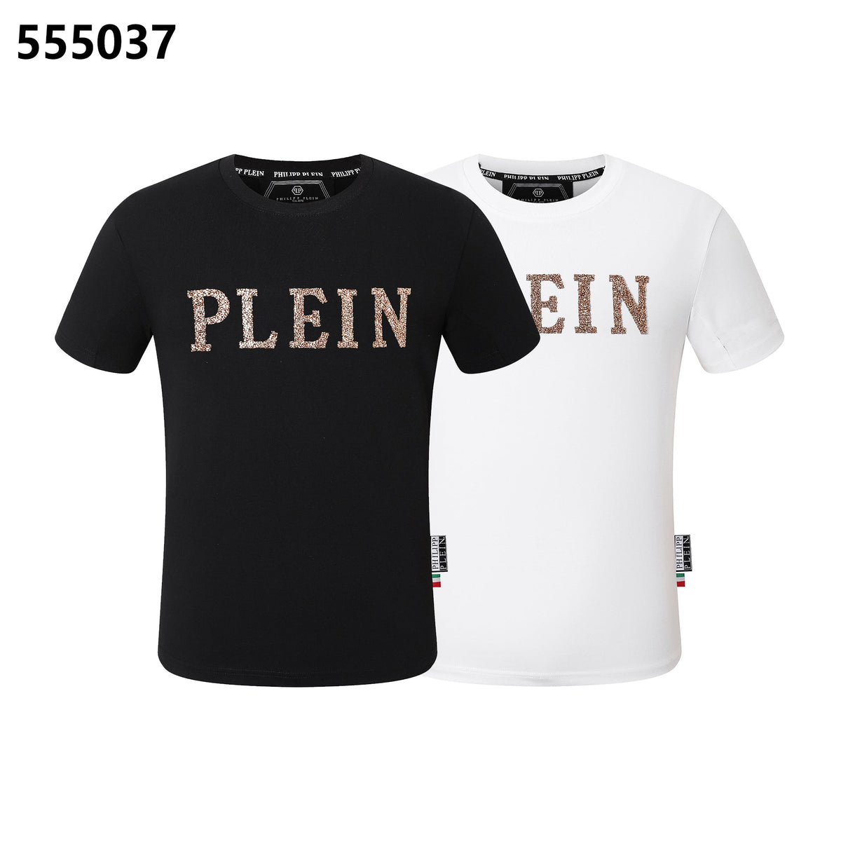 PHILIPP PLEIN Letter-Print Crew-Neck T-Shirt
