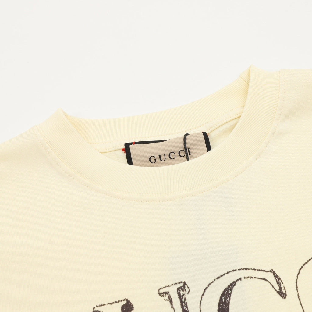Gucci 26ss Fun Cartoon Collection Short-Sleeve Shirt