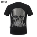 PHILIPP PLEIN Skull Sanskrit Rhinestone-Embellished Round-Neck T-Shirt