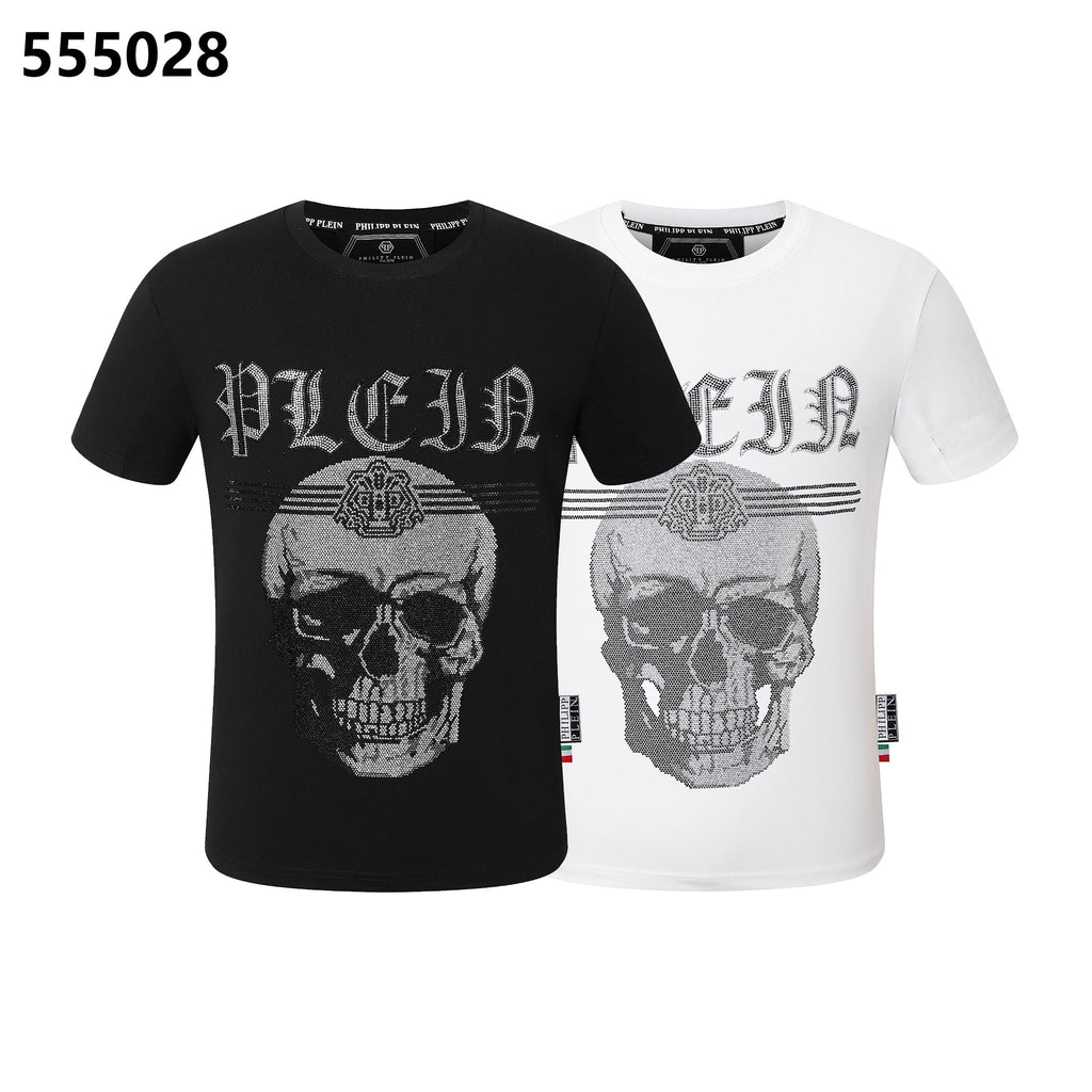 PHILIPP PLEIN Skull-Print Crew-Neck T-Shirt