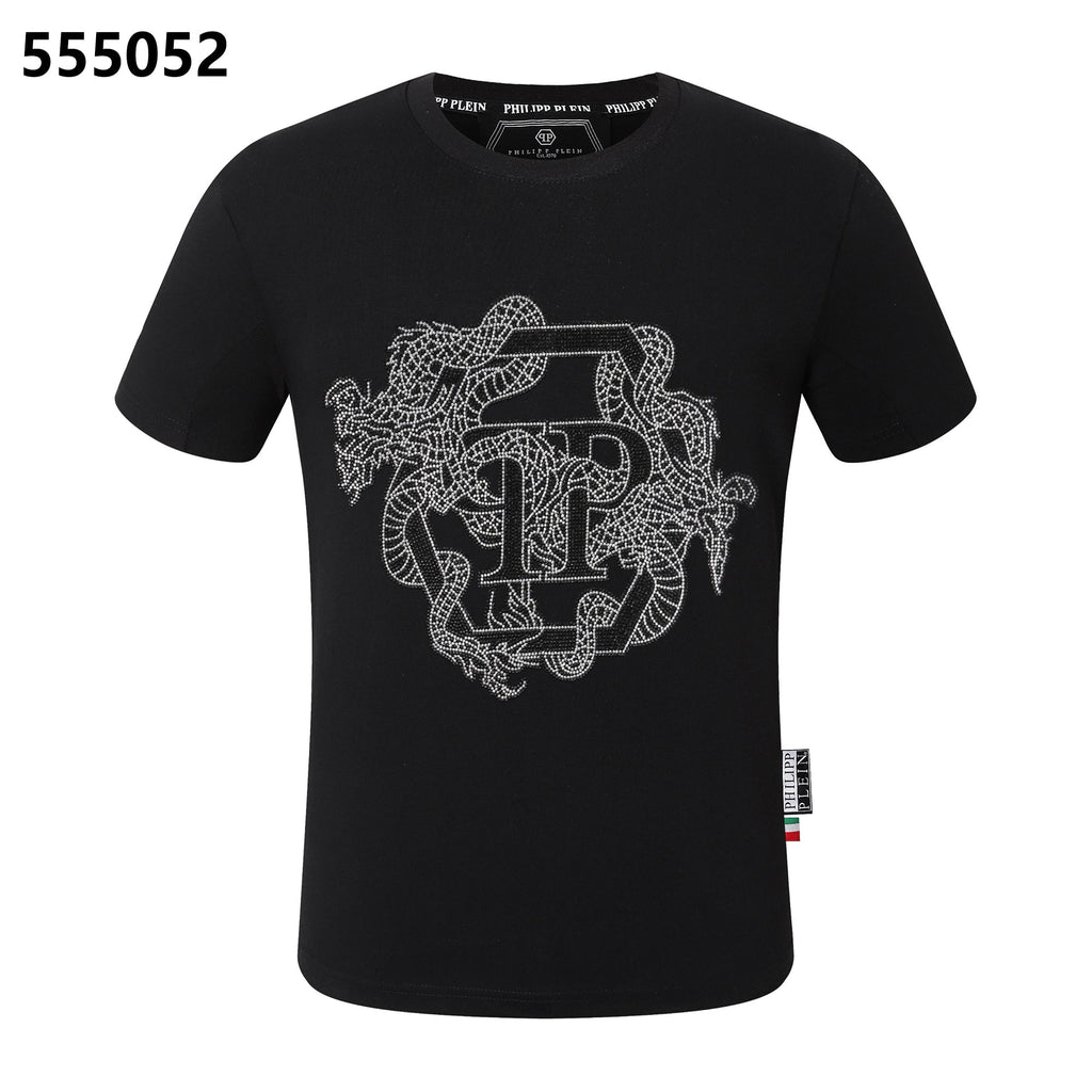 PHILIPP PLEIN Diamond-Embellished Crew-Neck T-Shirt