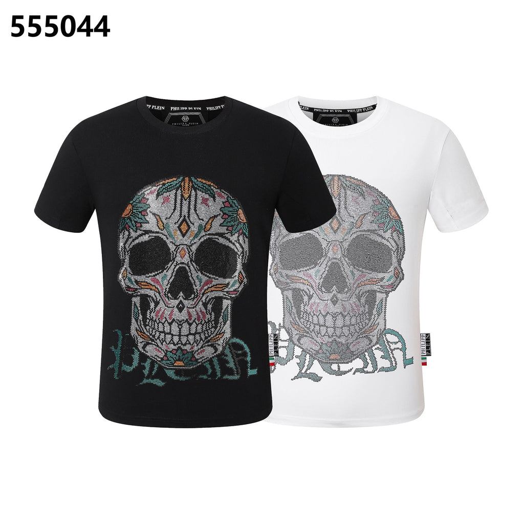 PHILIPP PLEIN Skull-Print Crew-Neck T-Shirt