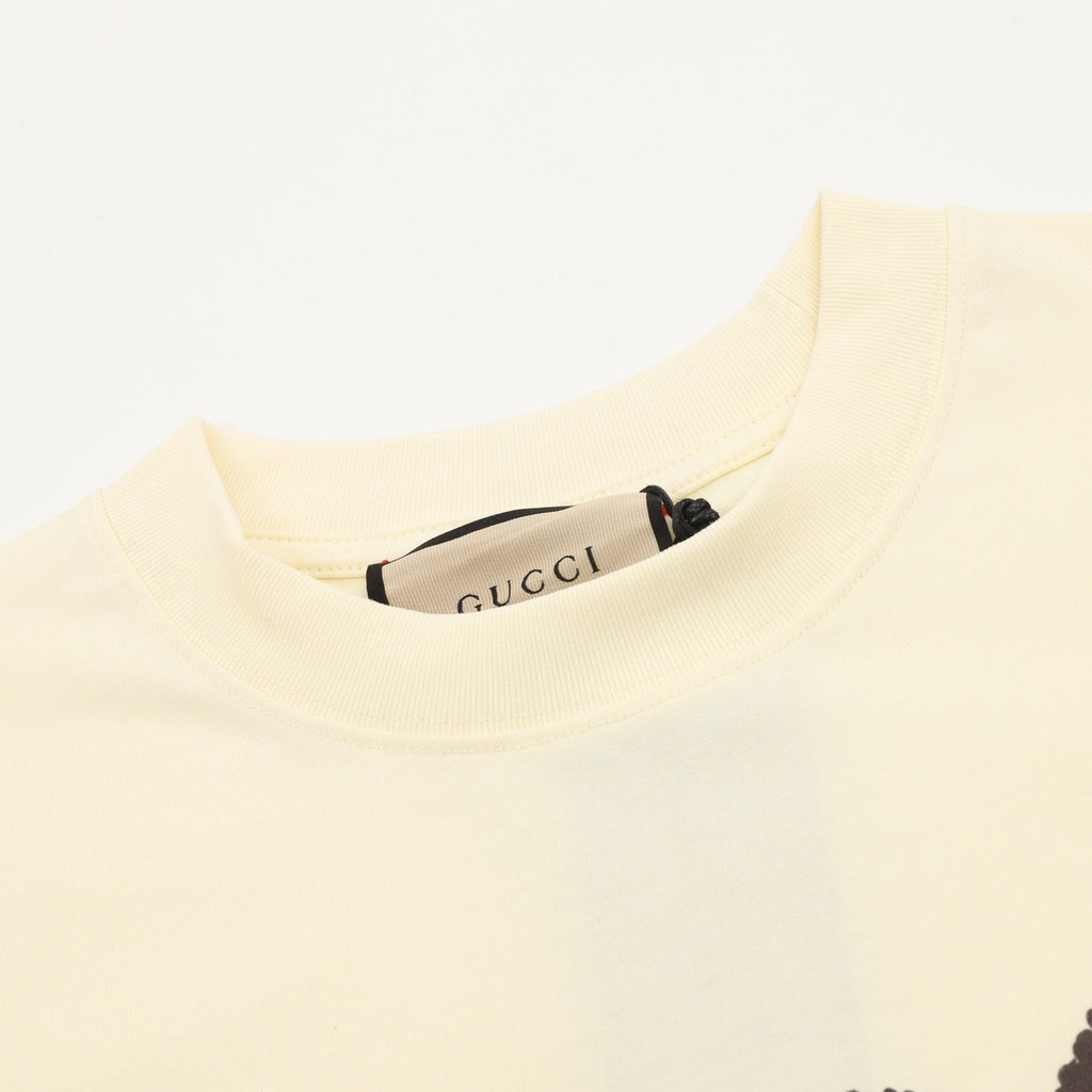 Gucci 26ss Fun Cartoon Collection Short-Sleeve Shirt