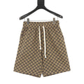 Gucci 25SS All-Over Monogram Print Denim Shorts