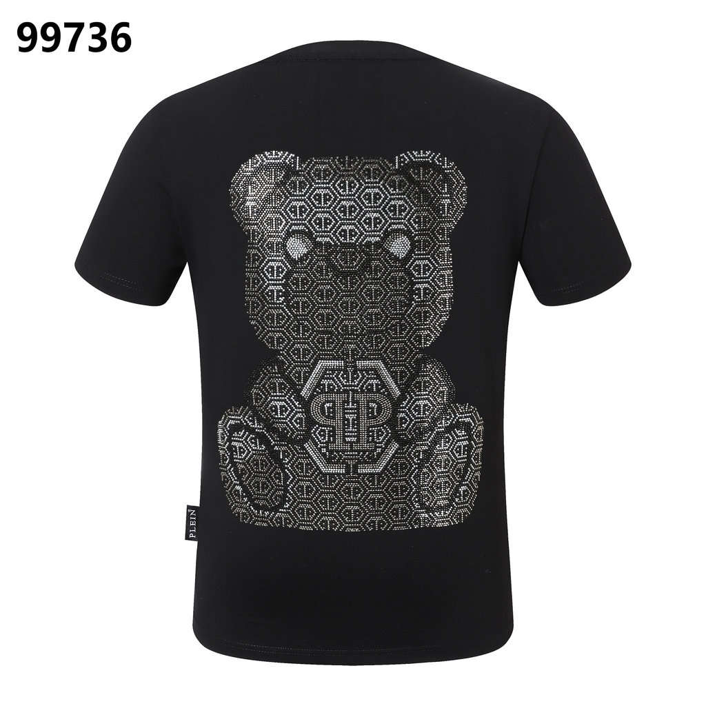 PHILIPP PLEIN Round Neck T-Shirt Teddy Bear