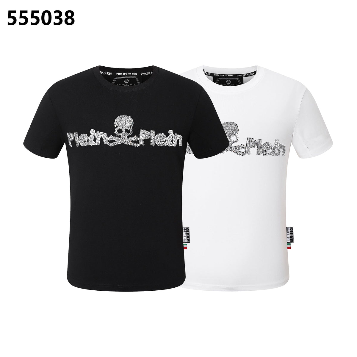 PHILIPP PLEIN Skull Crew Neck T-Shirt