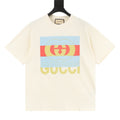 Gucci Short-Sleeve T-Shirt with Double G Print