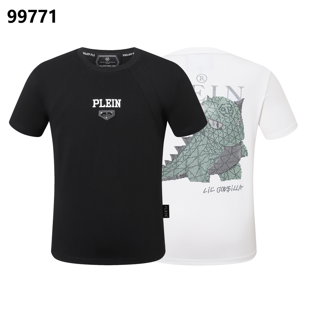 PHILIPP PLEIN Little Dinosaur Crew Neck T-Shirt