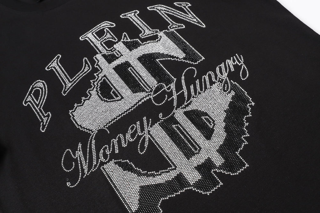 PHILIPP PLEIN Money Logo Crew Neck T-Shirt