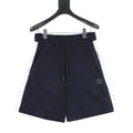Gucci 26SS Blue and White Two-Tone Embroidered Logo Shorts