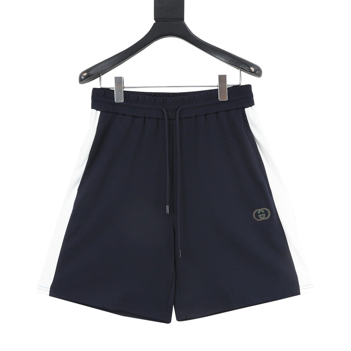 Gucci 26SS Blue and White Two-Tone Embroidered Logo Shorts