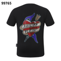 PHILIPP PLEIN Round-Neck T-Shirt with Letter and Heart Arrow Design