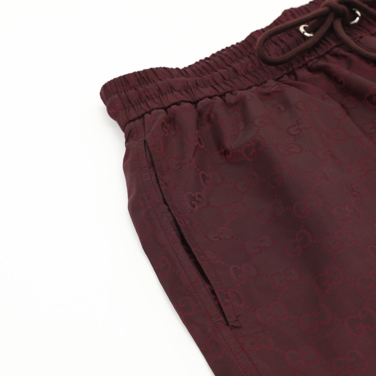 Gucci Double G Subtle Pattern All-Over Print Beach Shorts