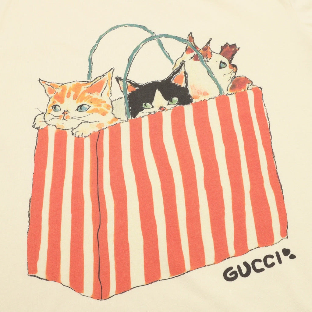 Gucci 26ss Fun Cartoon Collection Short-Sleeve Shirt