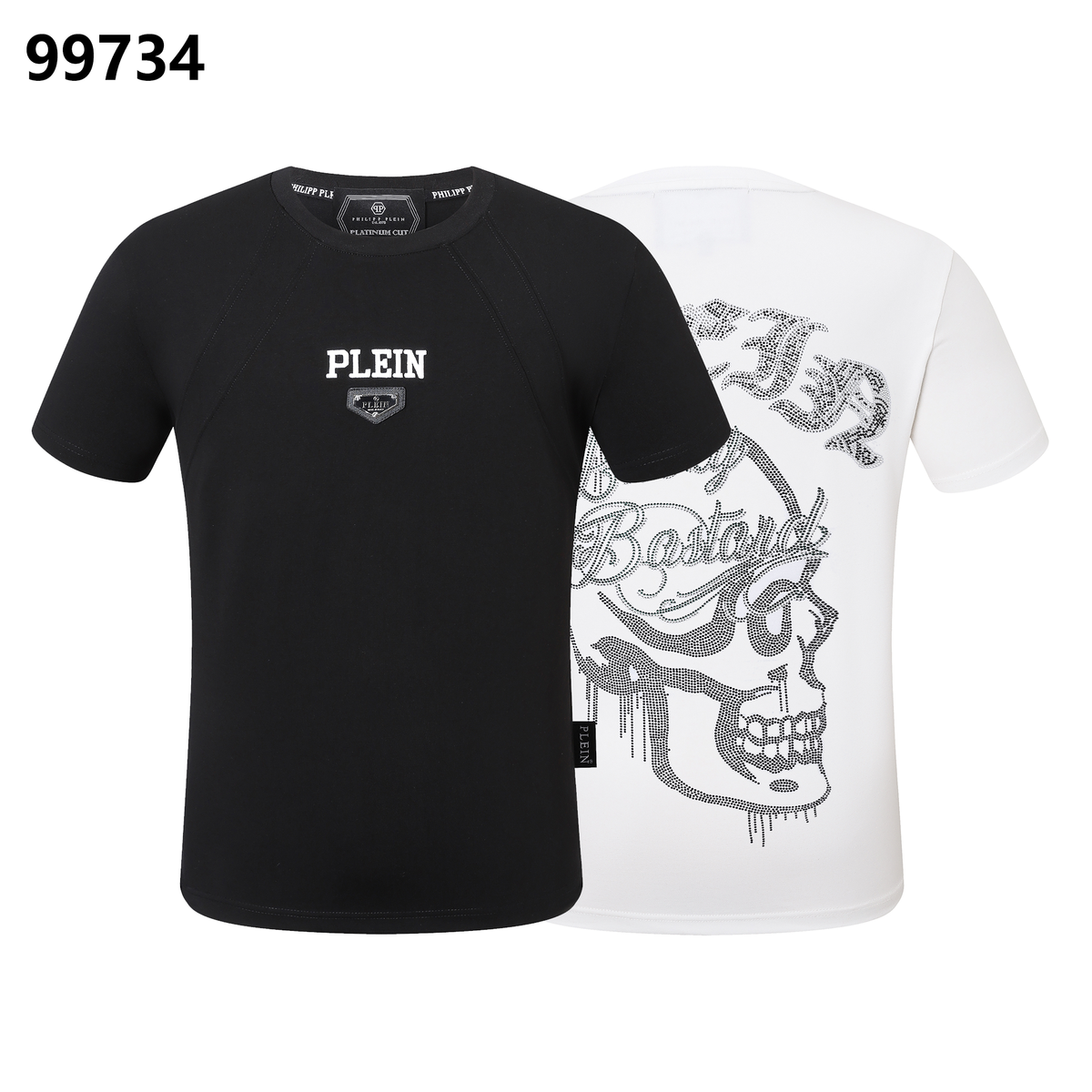 PHILIPP PLEIN Skull Crew Neck T-Shirt