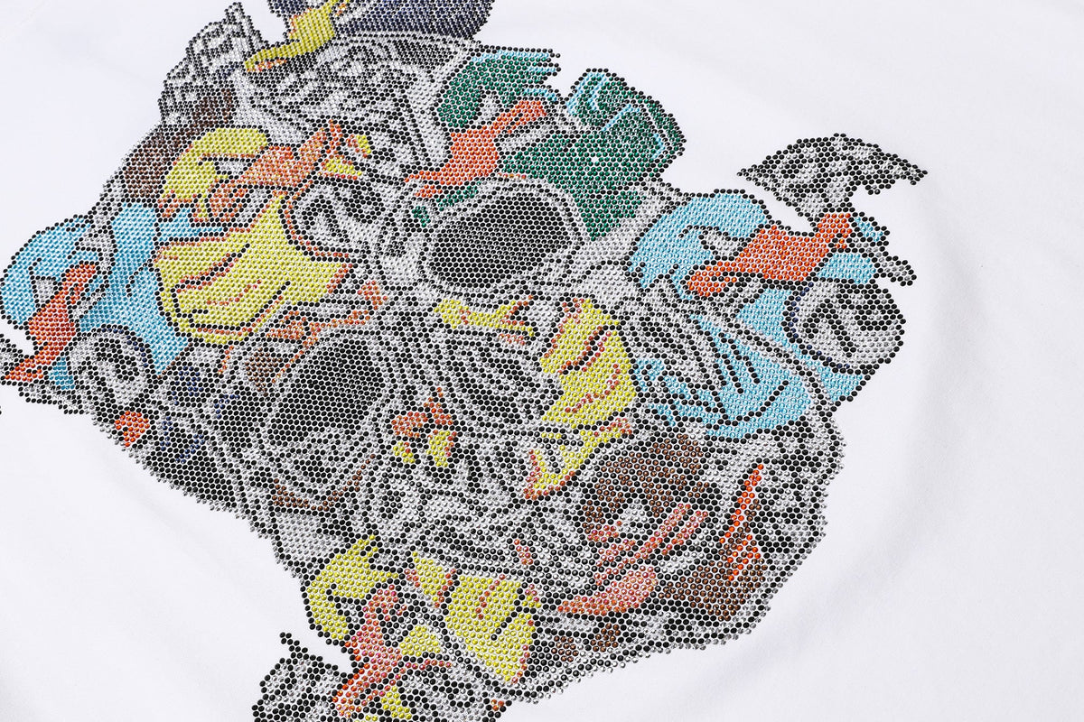 PHILIPP PLEIN Round-neck T-shirt with a skull design