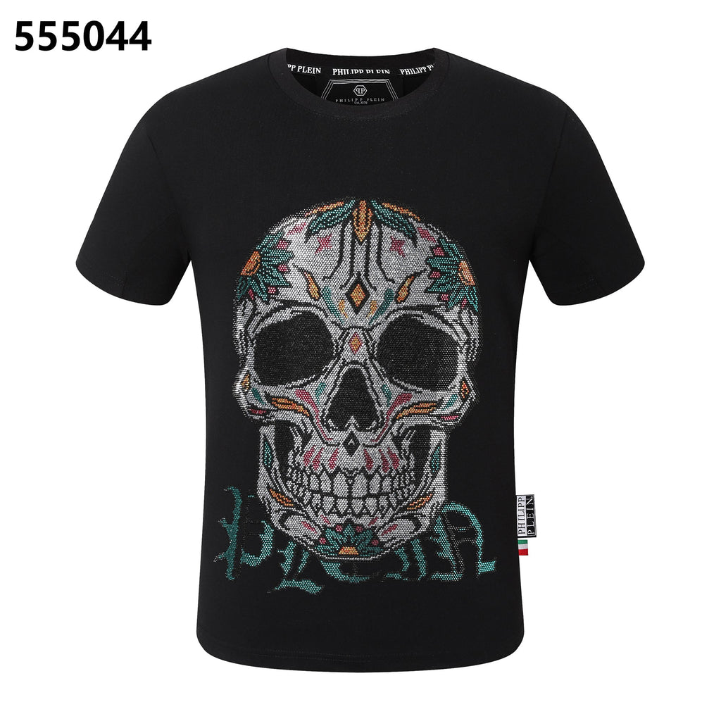 PHILIPP PLEIN Skull-Print Crew-Neck T-Shirt