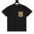 Gucci Short-Sleeve Shirt with Pocket and Floral Patch