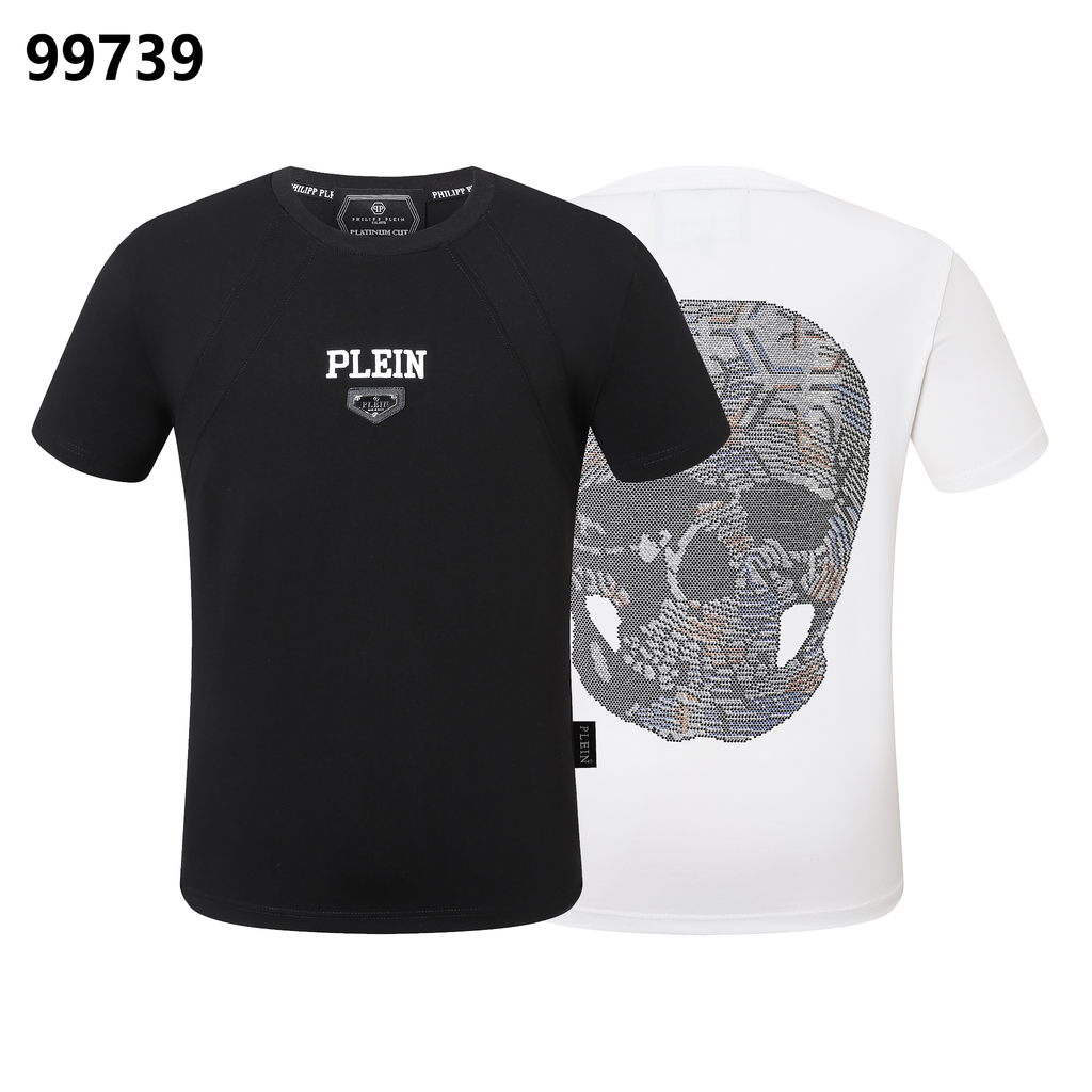 PHILIPP PLEIN Skull-Print Crew-Neck T-Shirt