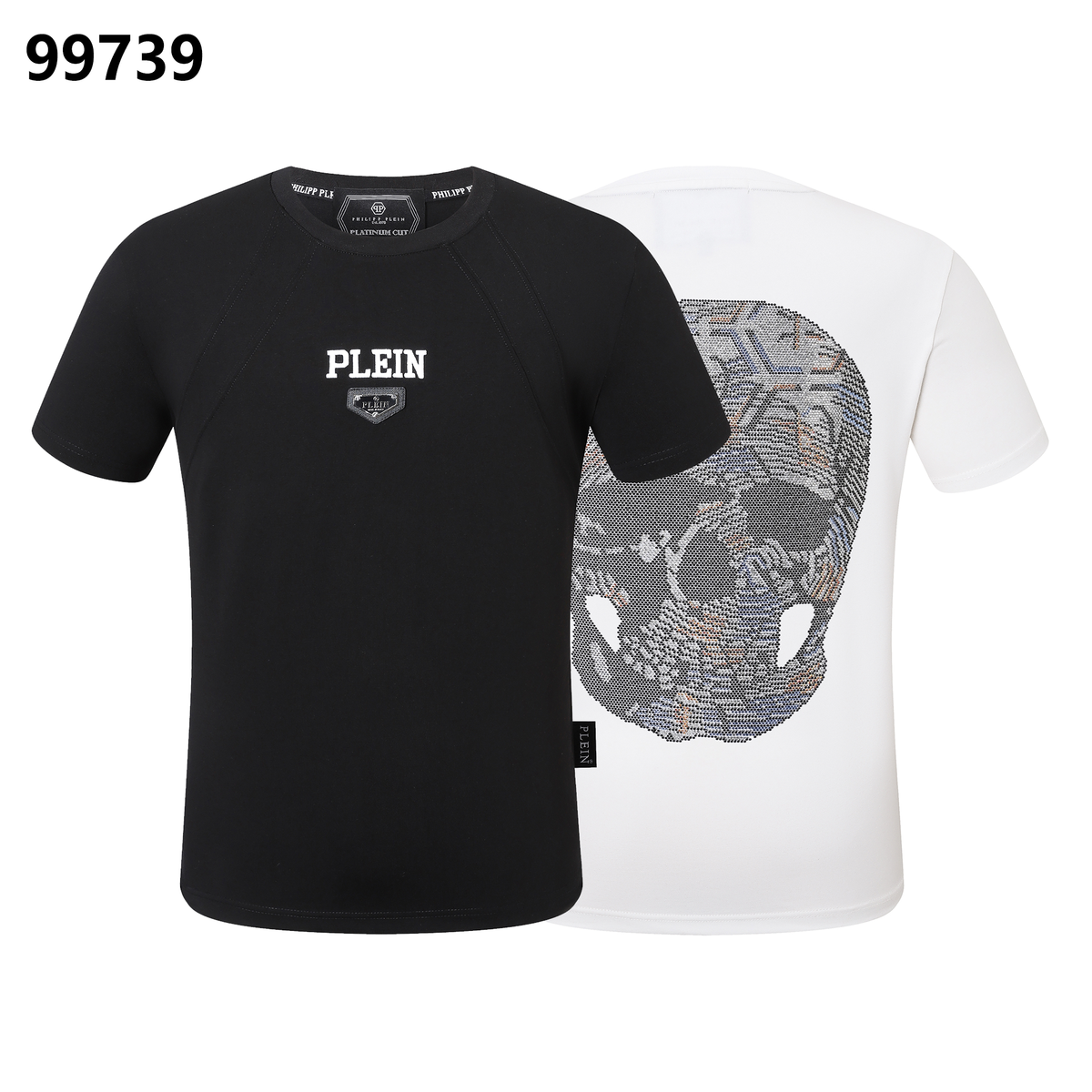 PHILIPP PLEIN Skull-Print Crew-Neck T-Shirt