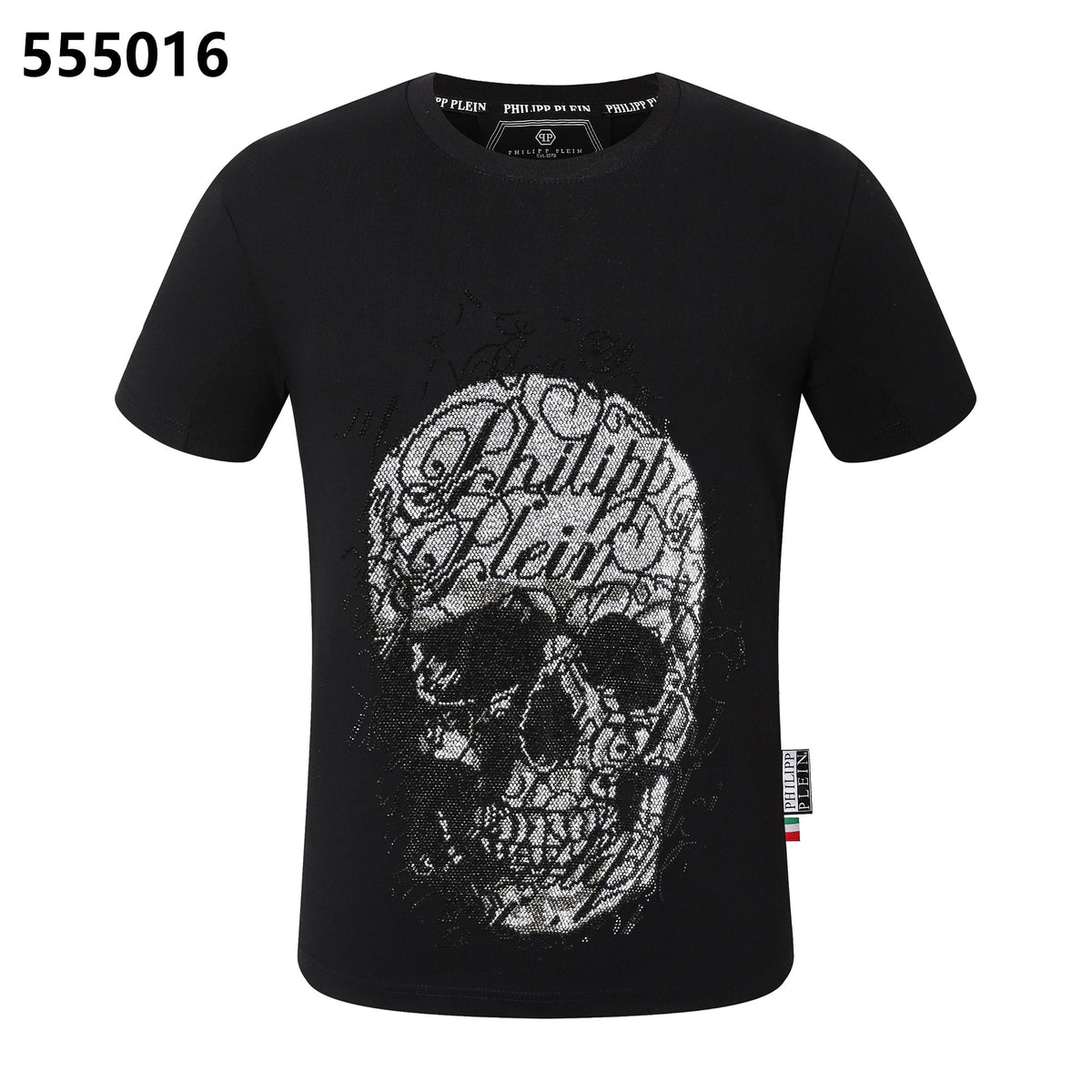 PHILIPP PLEIN Skull-Print Crew-Neck T-Shirt