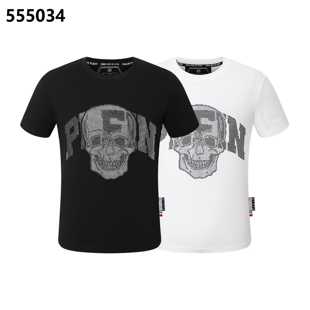 PHILIPP PLEIN Skull-Print Crew-Neck T-Shirt