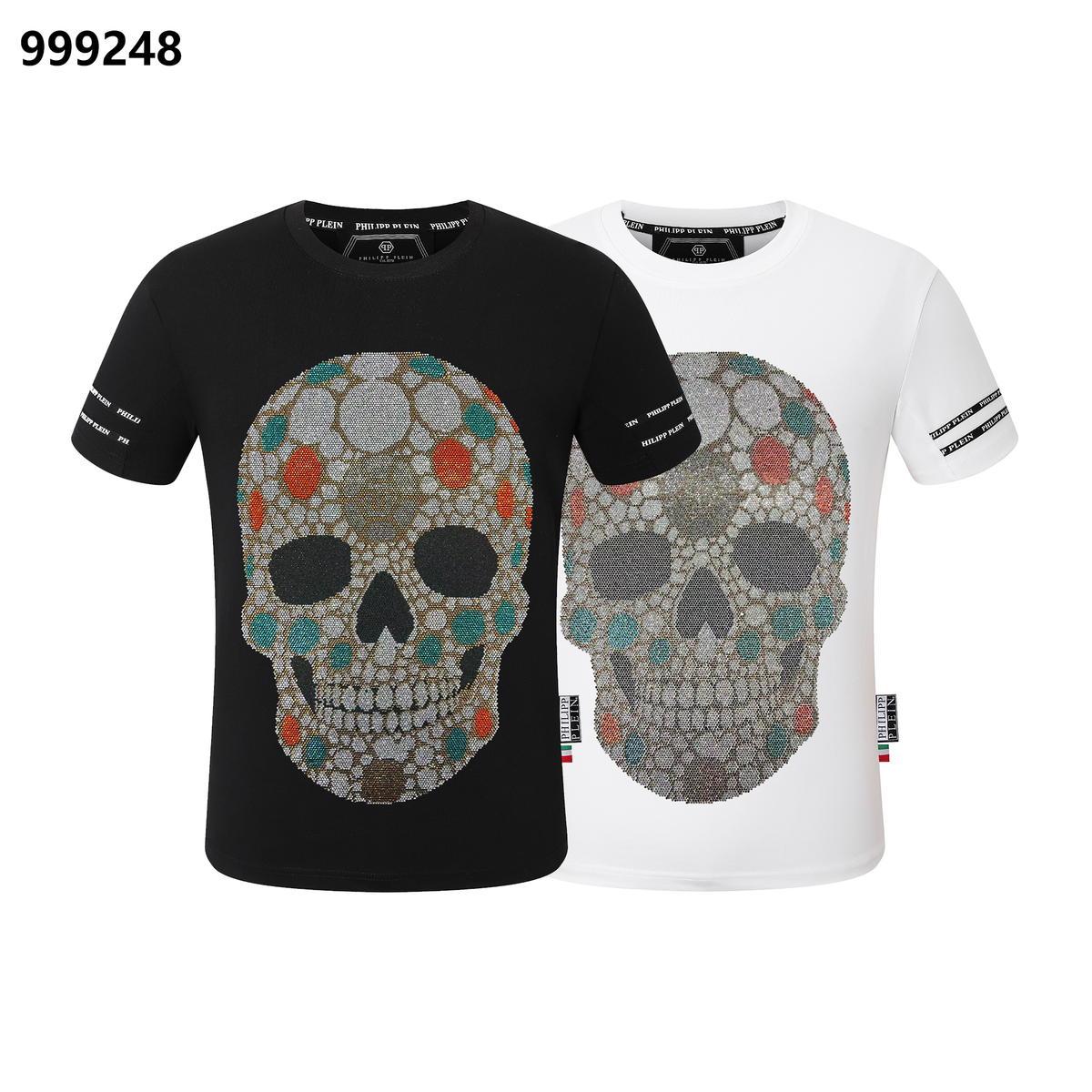 PHILIPP PLEIN Skull-Print Crew-Neck T-Shirt