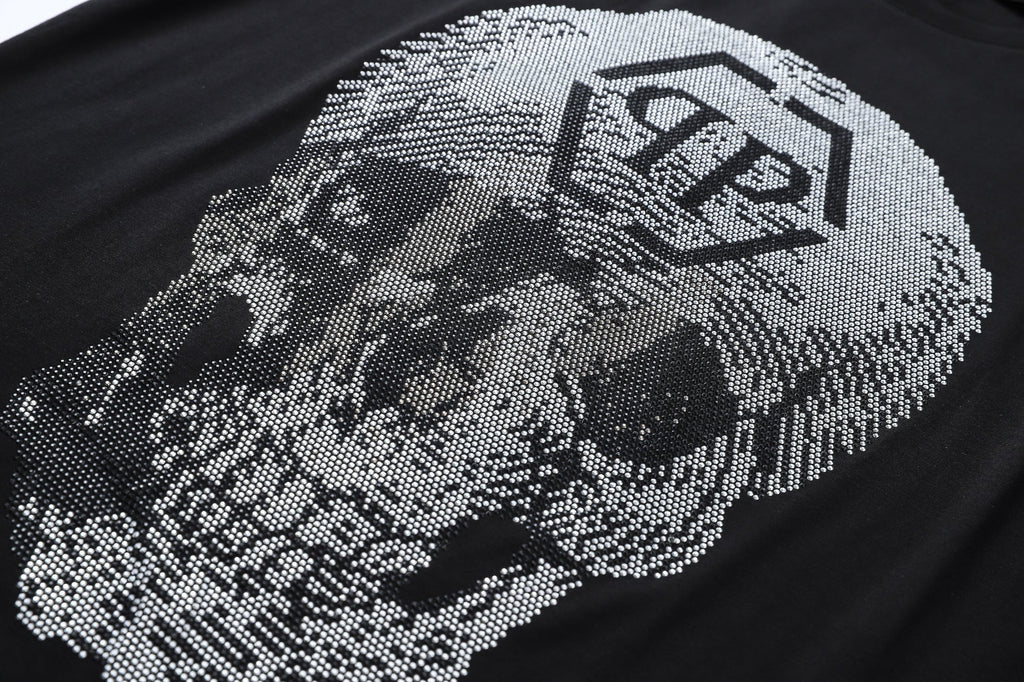 PHILIPP PLEIN Round-neck T-shirt with a skull design