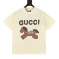 Gucci 26ss Fun Cartoon Collection Short-Sleeve Shirt