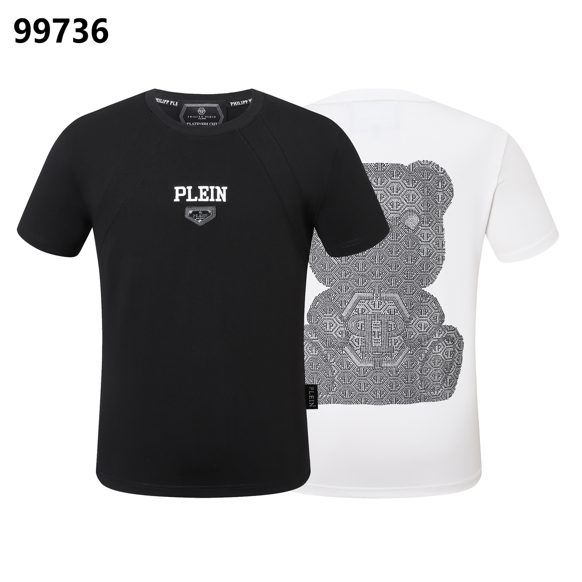 PHILIPP PLEIN Round Neck T-Shirt Teddy Bear