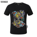 PHILIPP PLEIN Round-neck T-shirt with a skull design