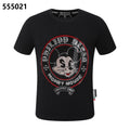 PHILIPP PLEIN Mickey Mouse Print Crew Neck T-Shirt