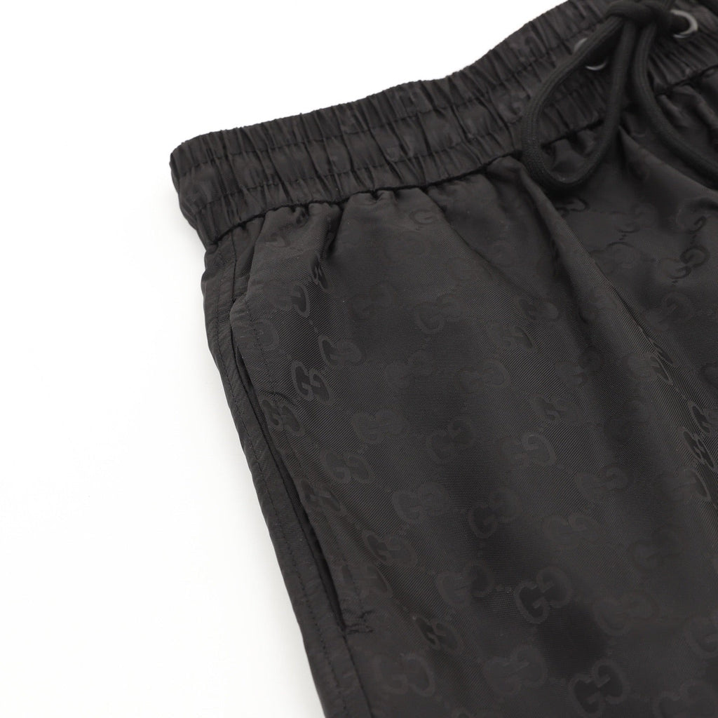 Gucci Double G Subtle Pattern All-Over Print Beach Shorts
