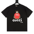 Gucci 26ss Fun Cartoon Collection Short-Sleeve Shirt