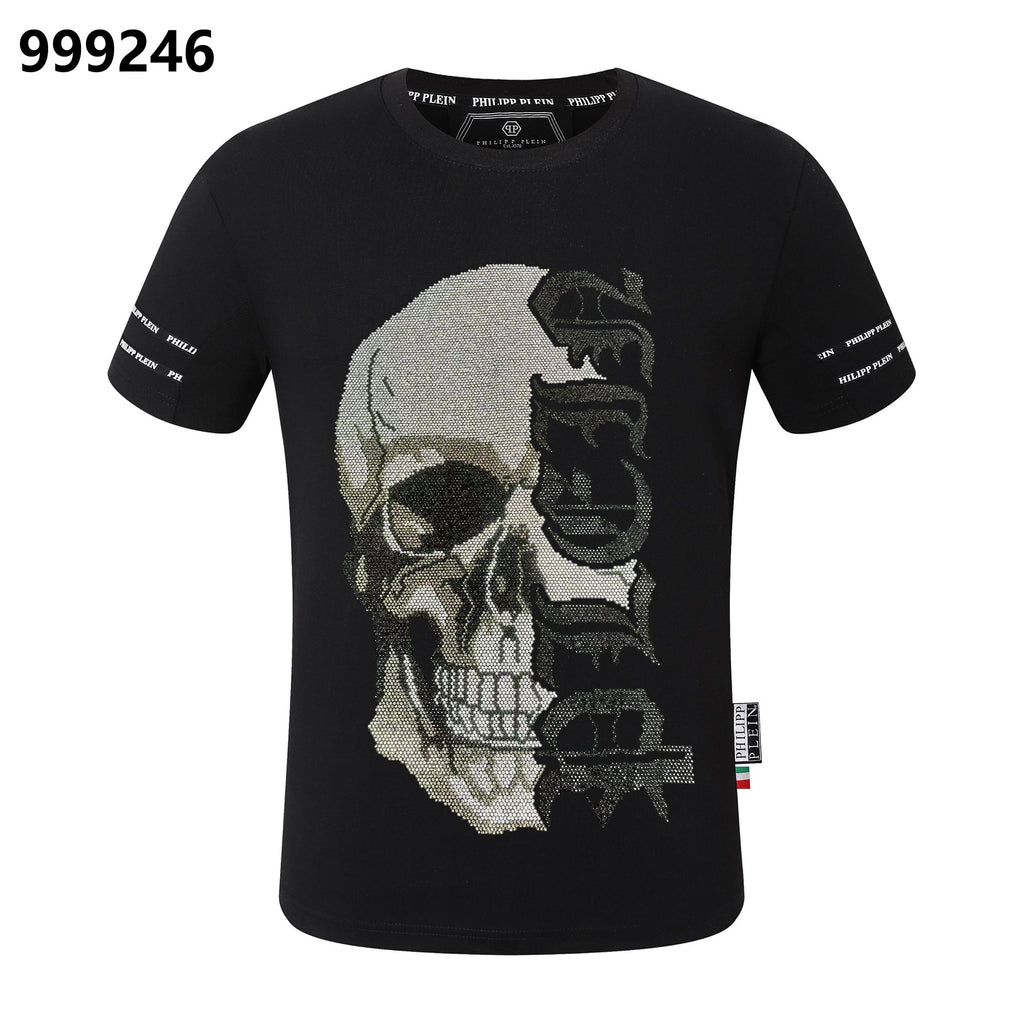PHILIPP PLEIN Skull-Print Crew-Neck T-Shirt