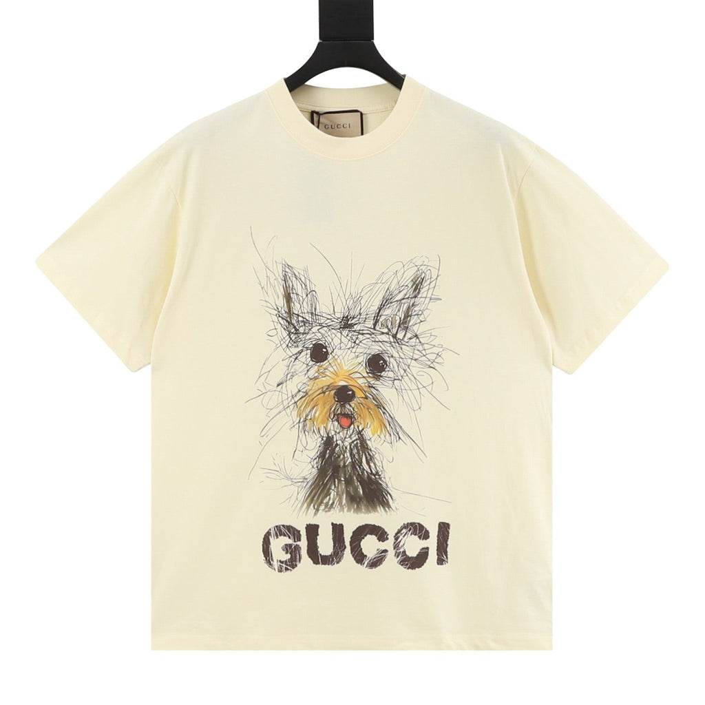 Gucci 26SS Fun Cartoon Collection Short-Sleeve Shirt