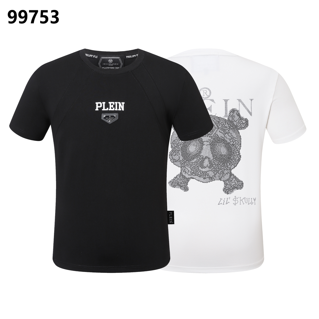 PHILIPP PLEIN Little Monster Rhinestone-Embellished Crew-Neck T-Shirt
