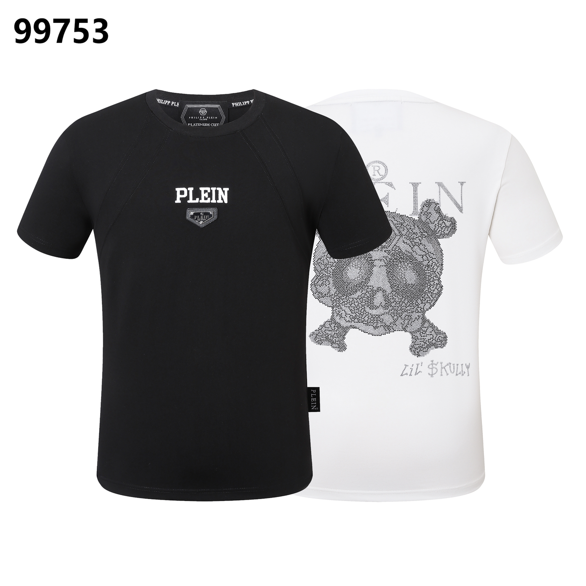 PHILIPP PLEIN Little Monster Rhinestone-Embellished Crew-Neck T-Shirt