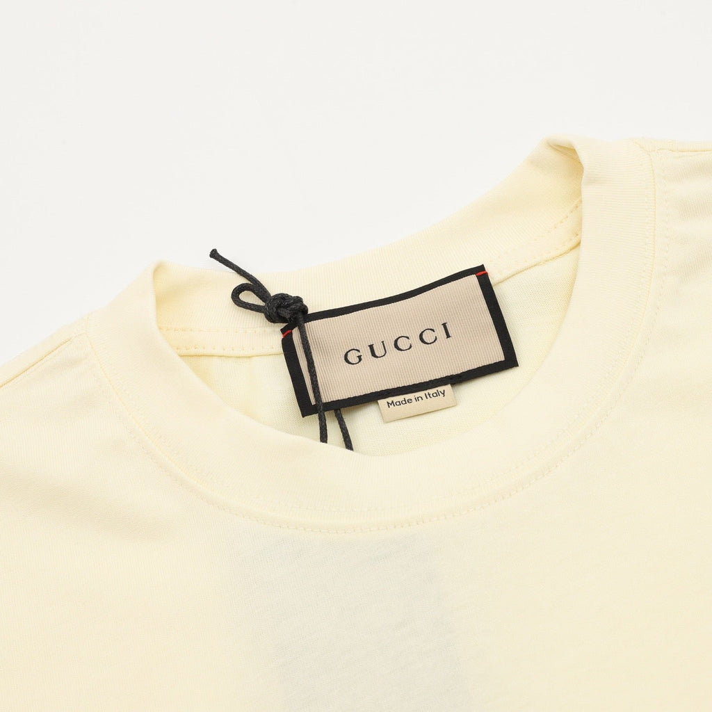 Gucci 26ss Fun Cartoon Collection Short-Sleeve Shirt