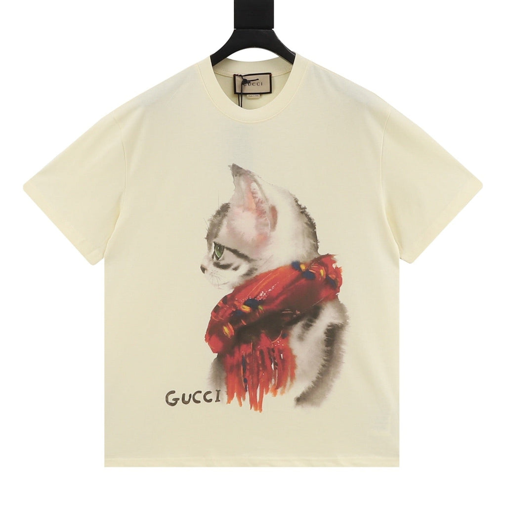 Gucci 26ss Fun Cartoon Collection Short-Sleeve Shirt