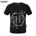 PHILIPP PLEIN Skeleton-Print Crew-Neck T-Shirt