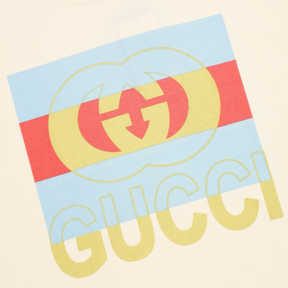 Gucci Short-Sleeve T-Shirt with Double G Print