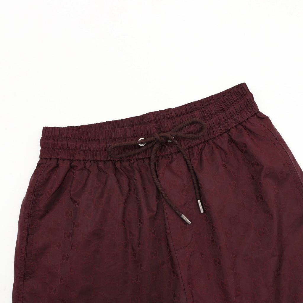 Gucci Double G Subtle Pattern All-Over Print Beach Shorts