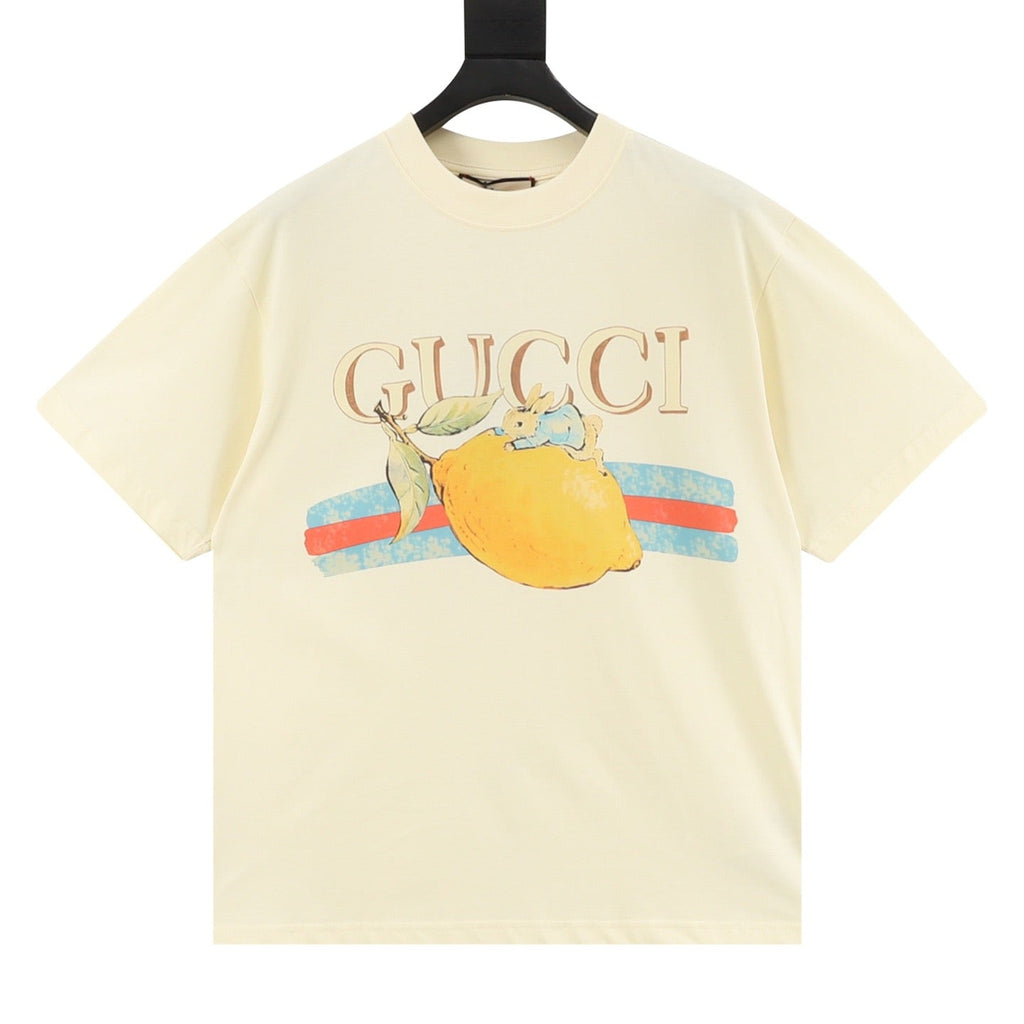 Gucci 26ss Fun Cartoon Collection Short-Sleeve Shirt