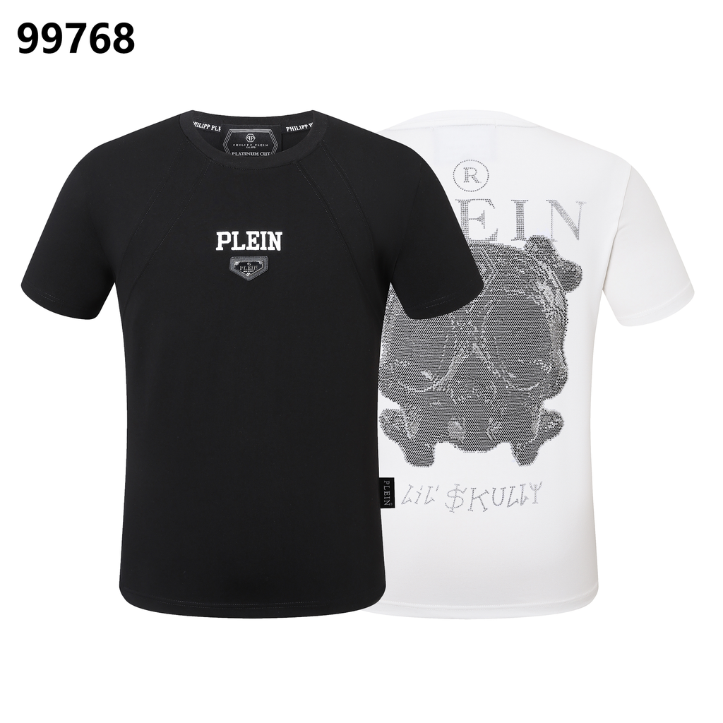PHILIPP PLEIN Skull-Print Crew-Neck T-Shirt