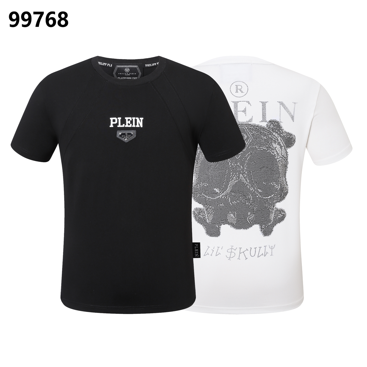 PHILIPP PLEIN Skull-Print Crew-Neck T-Shirt