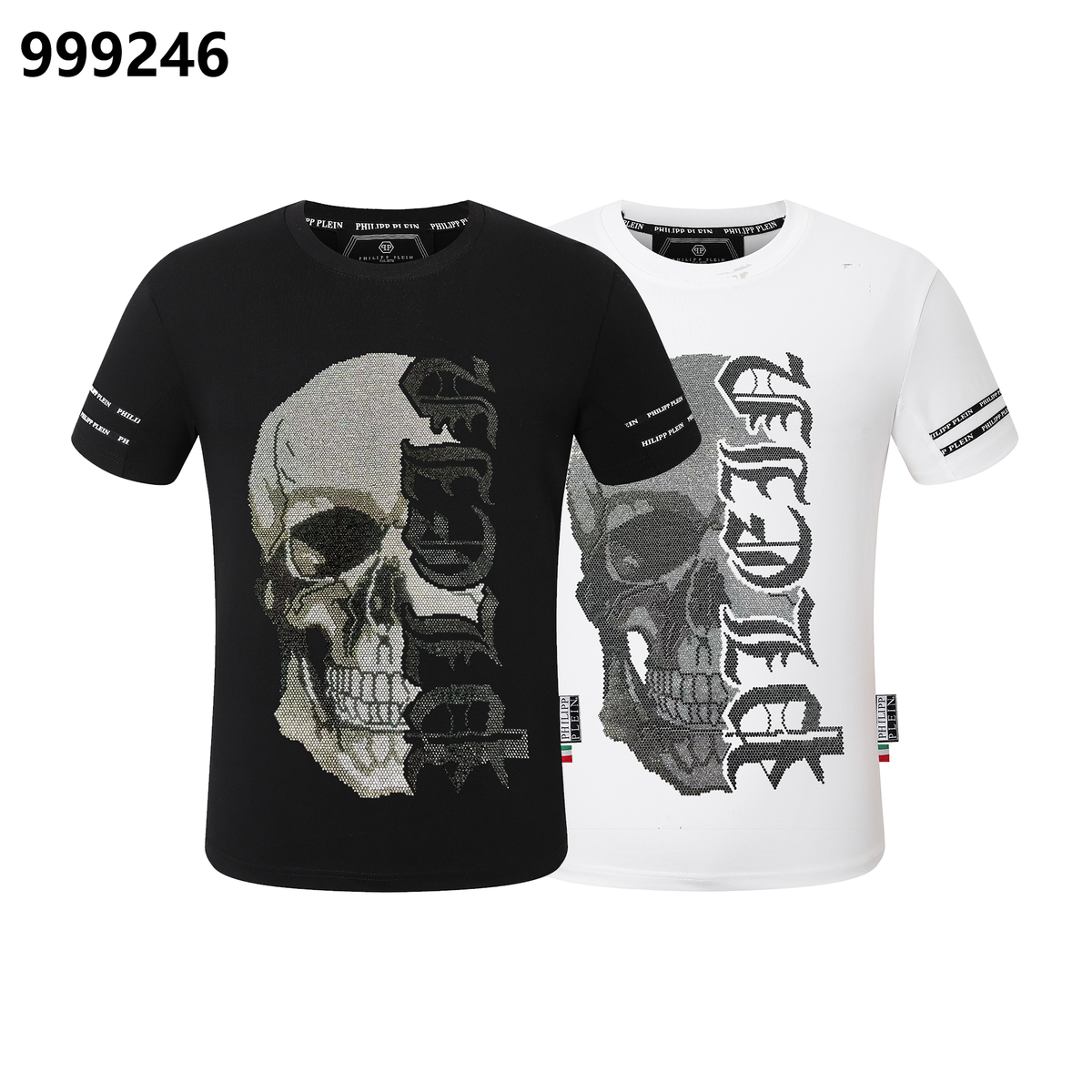 PHILIPP PLEIN Skull-Print Crew-Neck T-Shirt